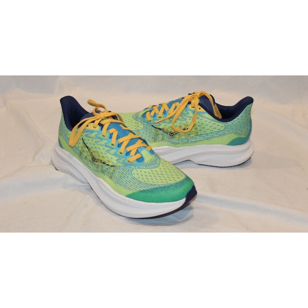 NEW Hoka One Women's MACH 6 RUNNING SNEAKERS YOUTH 6 WOMEN'S 7.5 GREEN - Picture 3 of 6